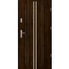 Drzwi T49 A7 INOX Ciemny Orzech 72 mm